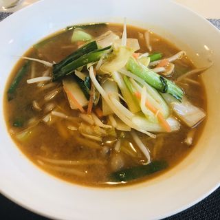 野菜ピリ辛汁そば(広東厨房 結杏〜yuan〜)