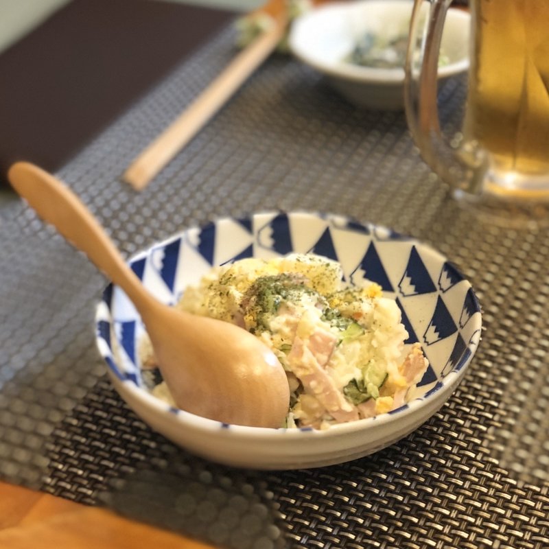 ポテサラ(なすびの花)