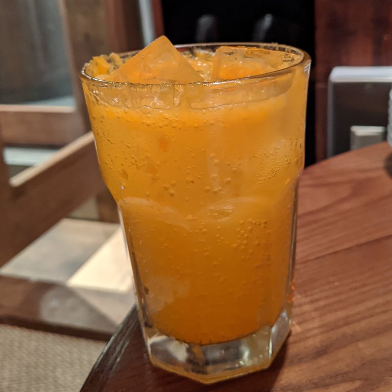 まるごとすりおろしみかんサワー(おでん屋 ずぶ六)