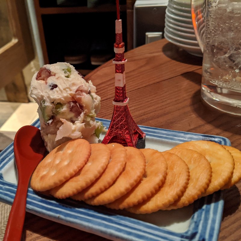 マスカルポーネチーズタワー(おでん屋 ずぶ六)