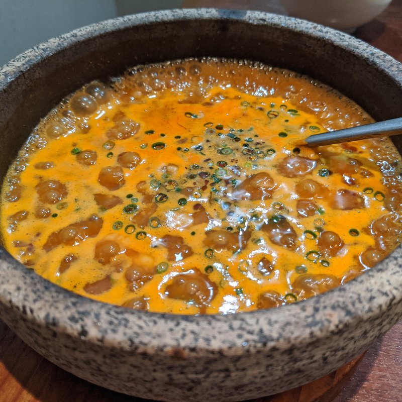 特製韓国風石焼チーズリゾット(焼肉ブルズ亭 中野坂上店)