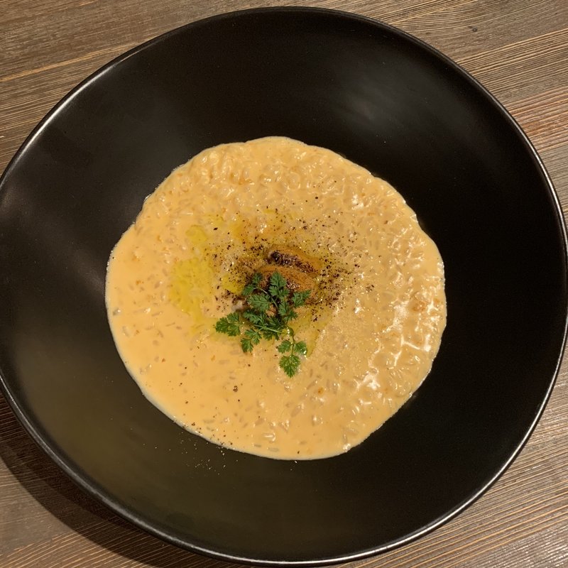生ウニのクリームリゾット(osteria Bava （オステリア　バーヴァ）)