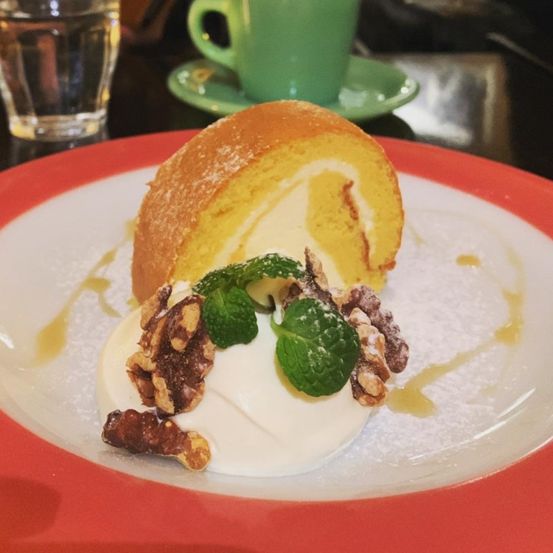 レモンクリームロールケーキ(ファイヤーキングカフェ)