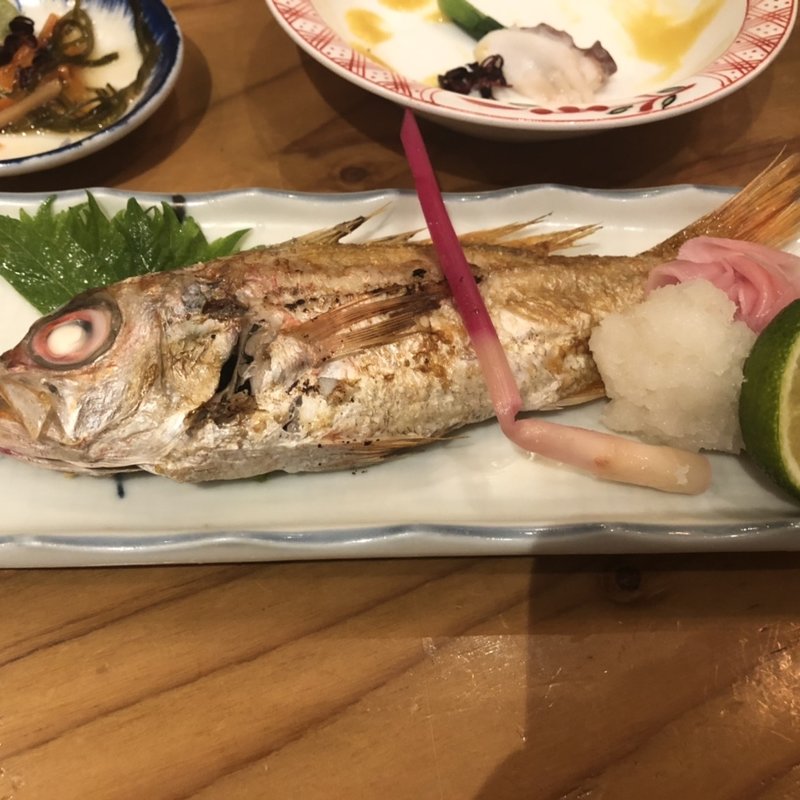 高級魚のどぐろ一尾塩焼き(魚屋スタンドふじ子 ルクア店)
