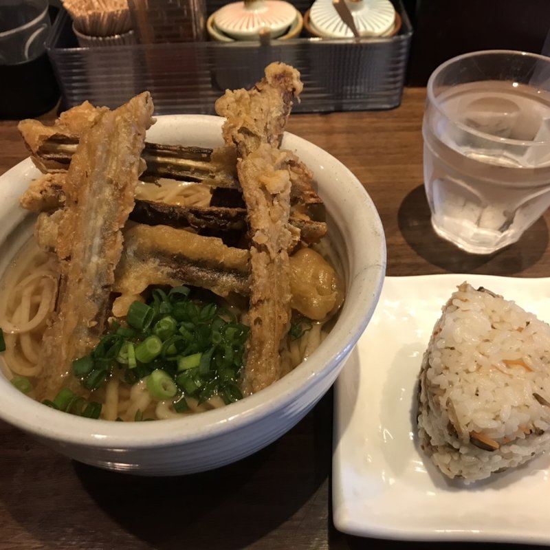 ゴボウ天うどん(あかちょこべ)