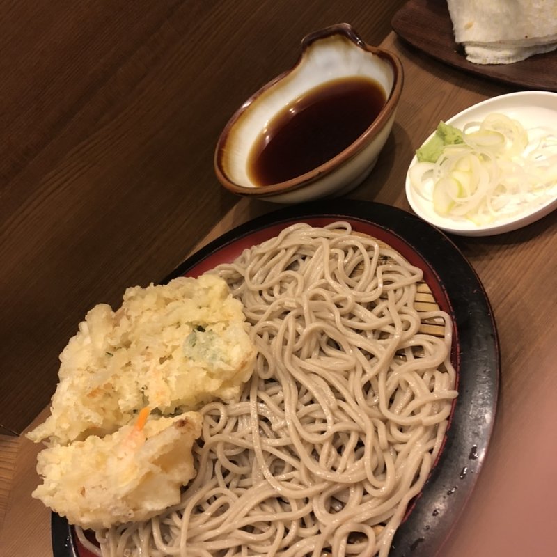 かき揚せいろ(そば処 かめや 神田東口店)