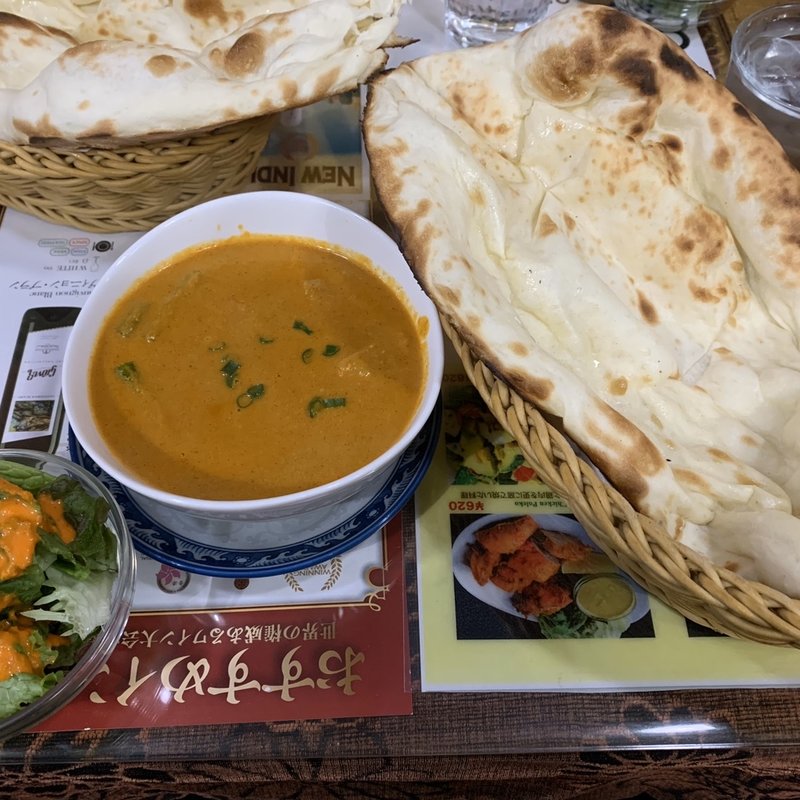 Aセット　野菜カレー(ナマステ)