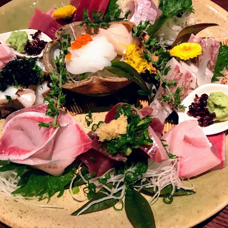 刺し盛り(東尋坊)