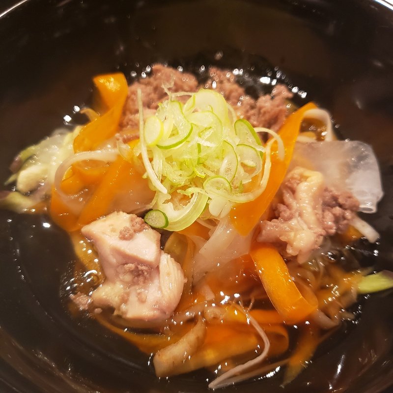 彩り五色野菜のお蕎麦風(浅草kanna)