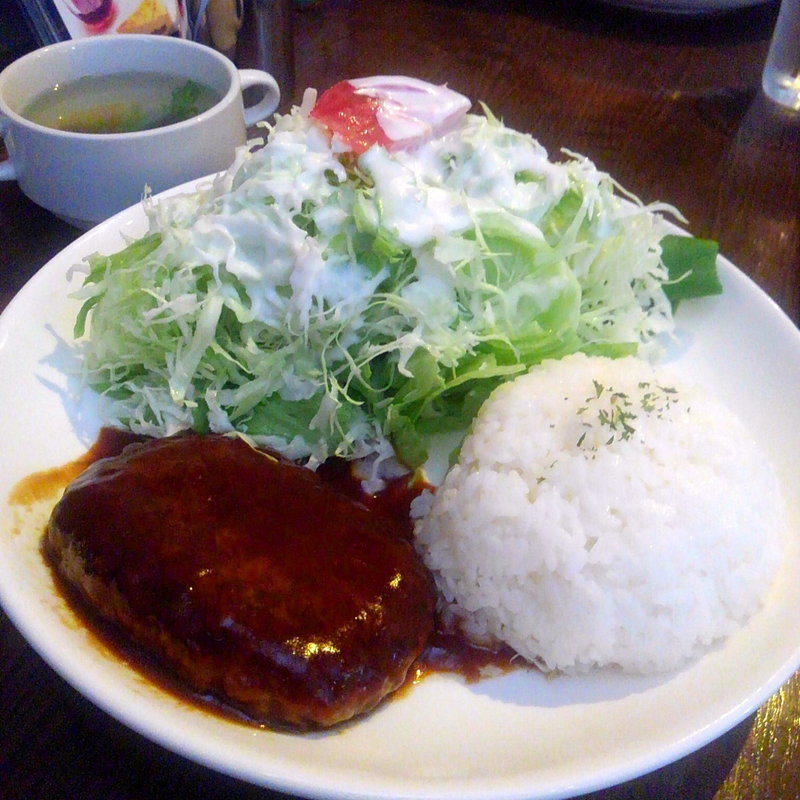 ハンバーグプレート(たいむカフェ )