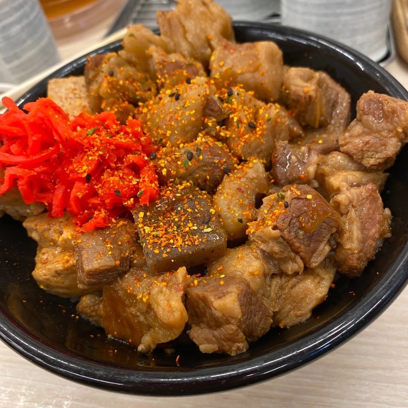 肉めし頭大盛り(かつや 五反田東口店)