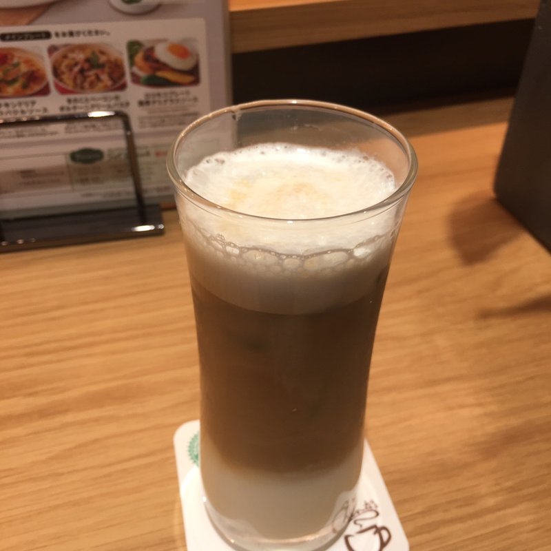 アイスカフェラテ(むさしの森珈琲　三鷹牟礼店)