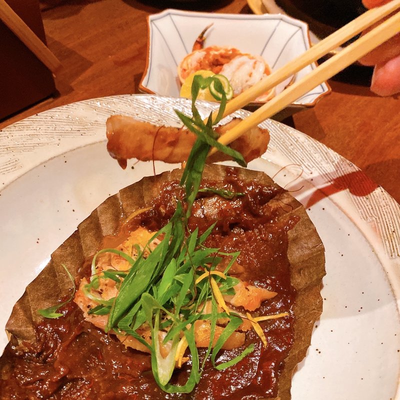 朴葉味噌(酒縁 かかし)