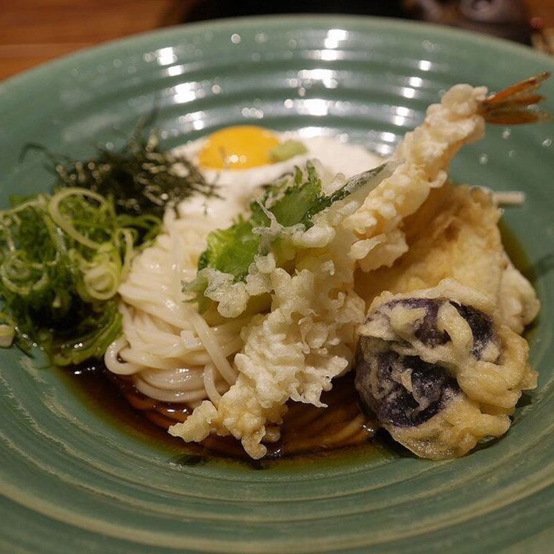 天山かけぶっかけのおうどん(あげたち 匠の細麺 つるとんたん（大国町）)