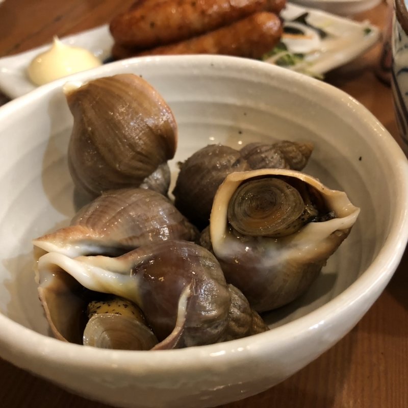 つぶ貝(博多漁家磯貝 しらすくじら 博多駅前店)