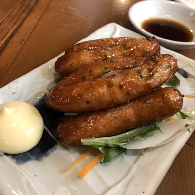 ピリ辛ウインナー(博多漁家磯貝 しらすくじら 博多駅前店)