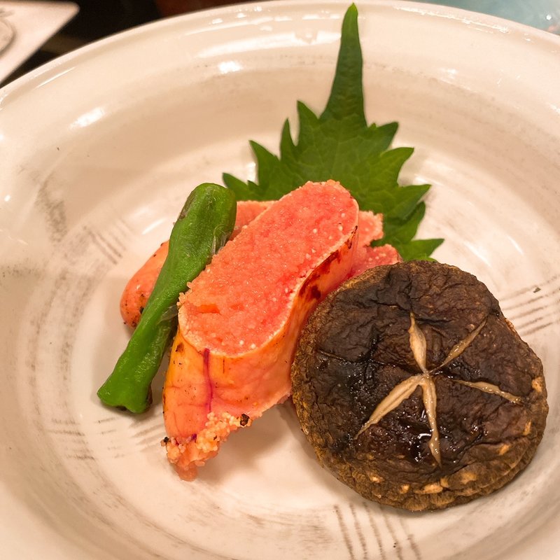 炙り明太子(上野藪そば （うえのやぶそば）)