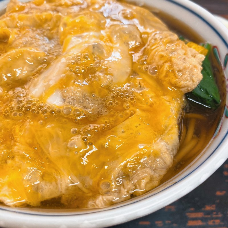 玉子とじそば(冨多葉 )