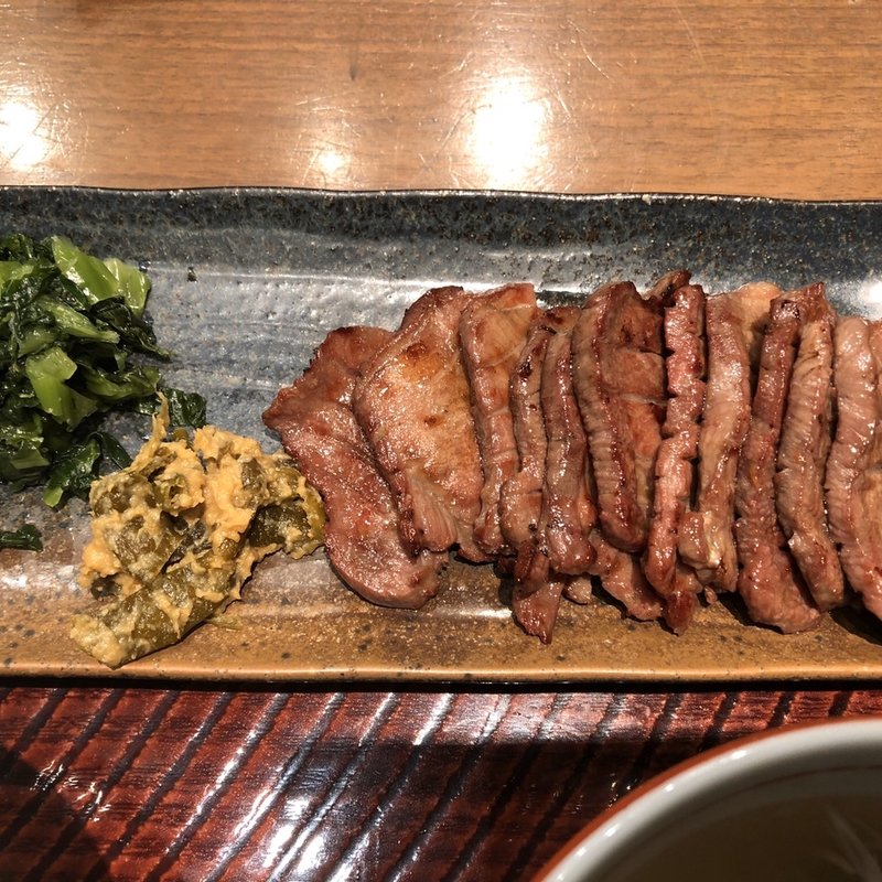 塩焼き牛タン定食1.5人前(伊達の牛たん本舗 キッテグランシェ店)