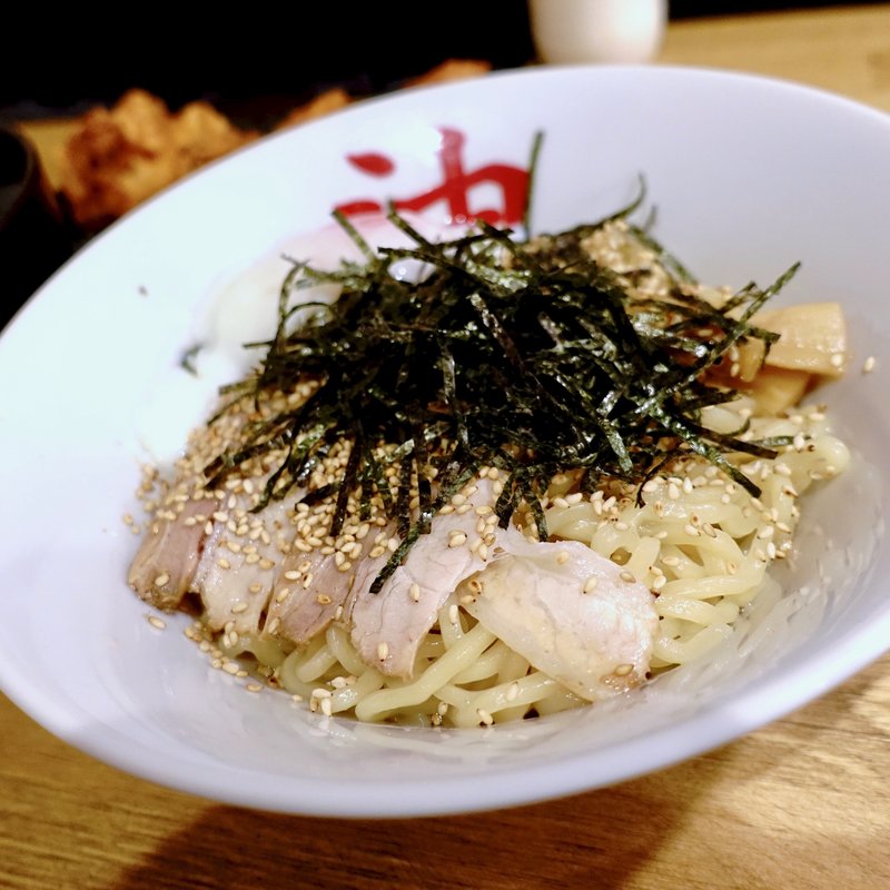 半熟玉子油そば(きりん寺 長居店)