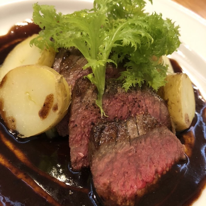 米沢牛のグリル(笑がおイタリアン)