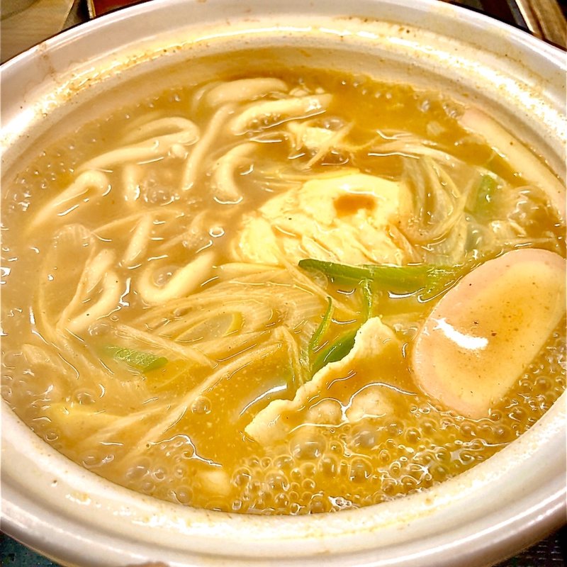 カレー煮込みうどん(長寿うどん本店)