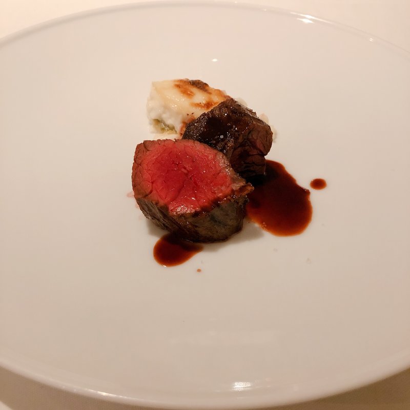 コース（牛ハラミ肉のロースト）(Bistro en)