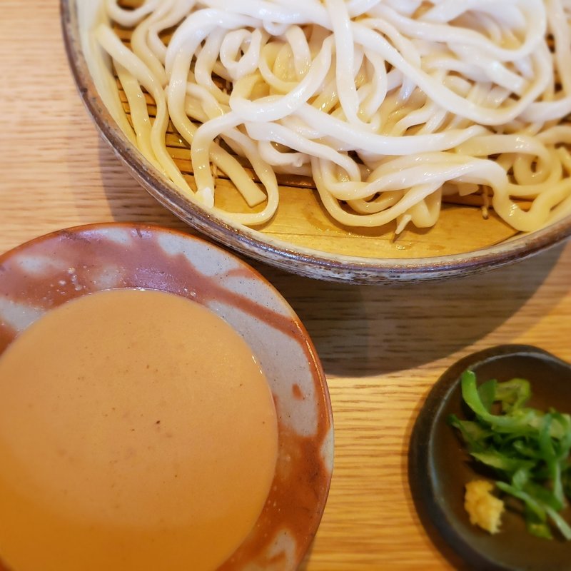 胡麻だれうどん定食(うどん山長 恵比寿店)
