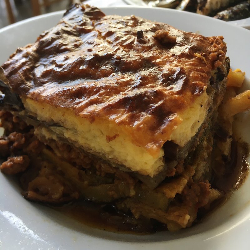 ムサカ(アテネ 中心街)