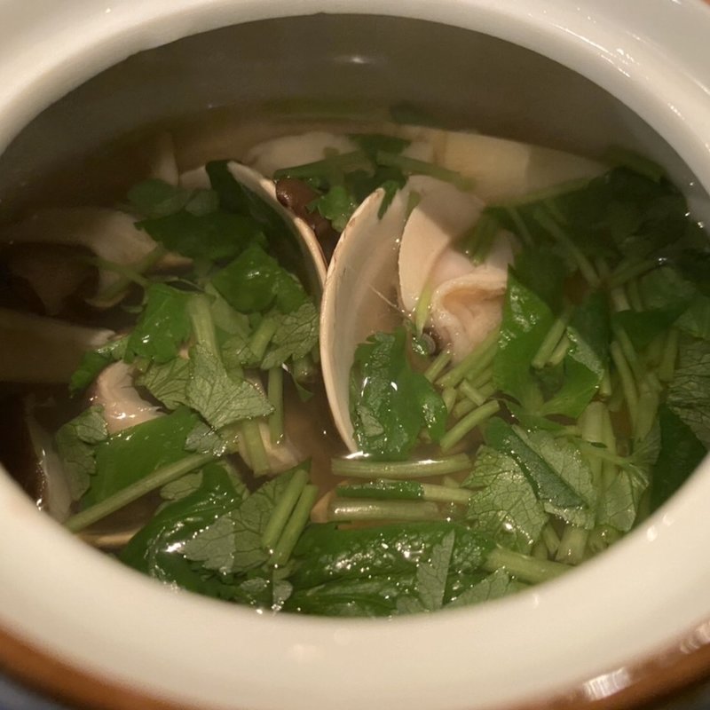 はまぐり土瓶蒸し(かりん塔)