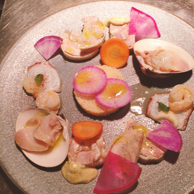 旬の魚介のマリネ(STEREO Kamakura)