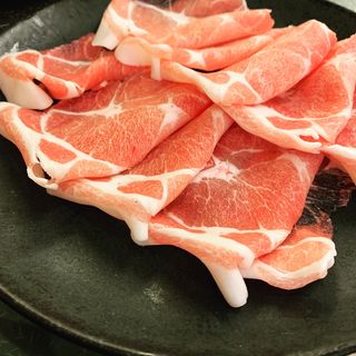 豚肩ロース定食(しゃぶ扇 ヘップナビオ店 （しゃぶせん）)