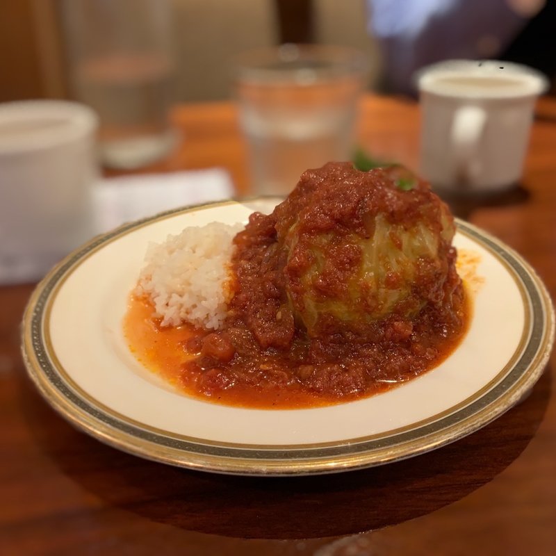ロールキャベツ トマト風味 ライス添え(ラ・ミニョネット)