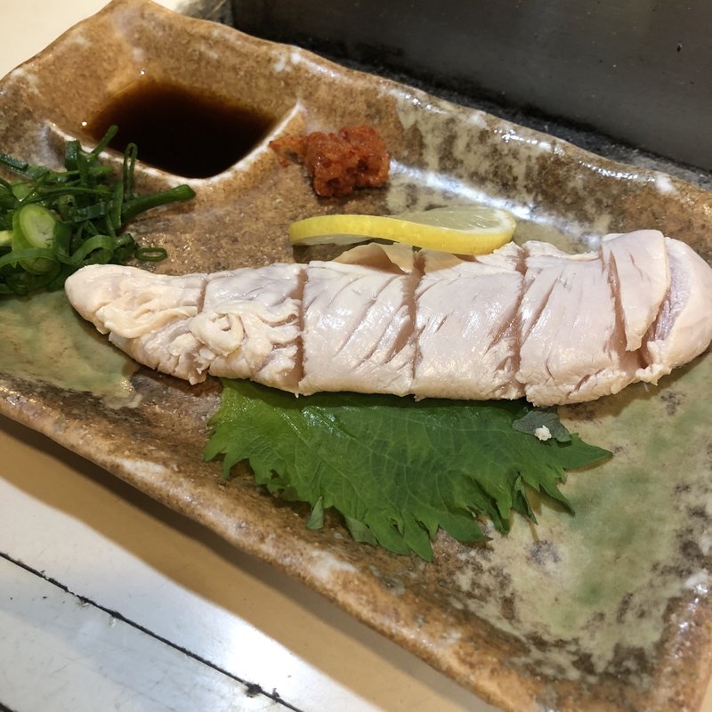 地鶏たたき(鳥栄 西宮店)