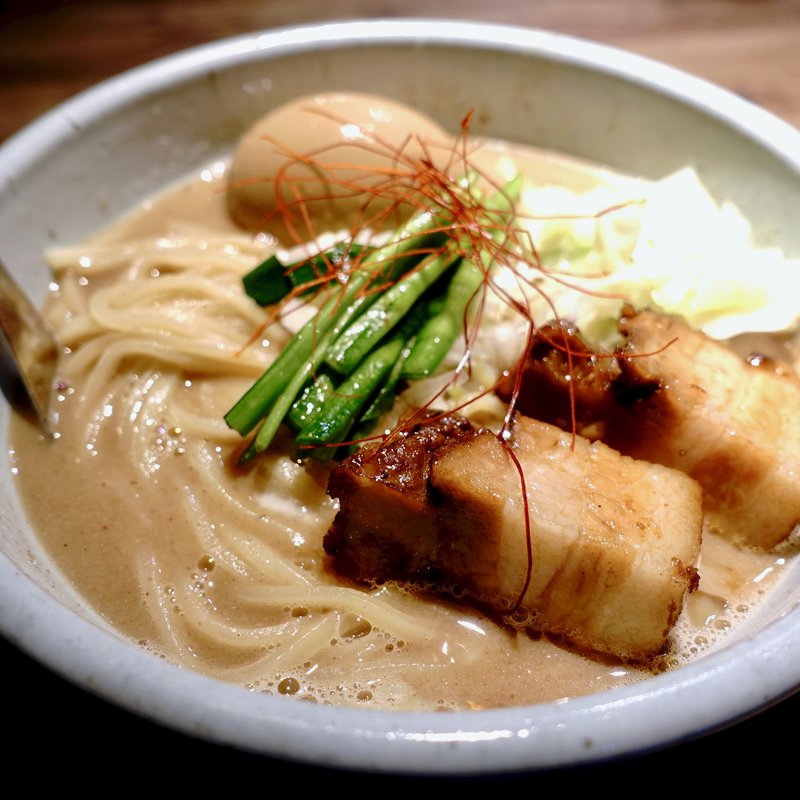 豚そば（ゆず）大+味玉(和醸良麺 すがり )