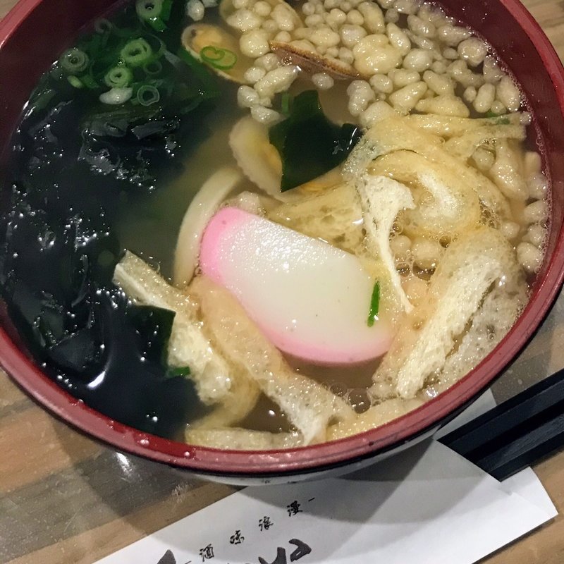 ガマゴリうどん(笹や)