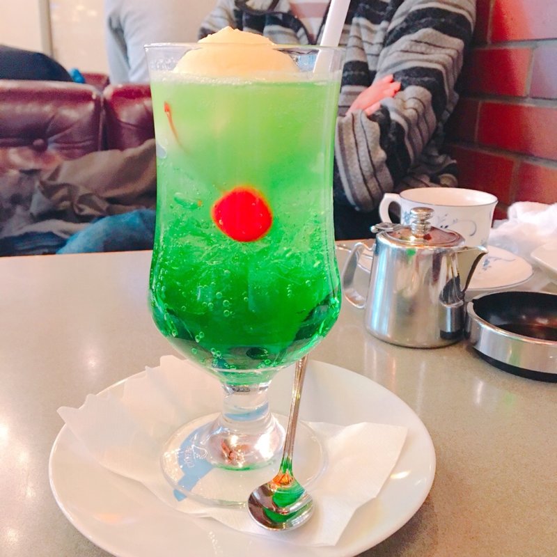 クリームソーダ(コーヒーショップギャラン)