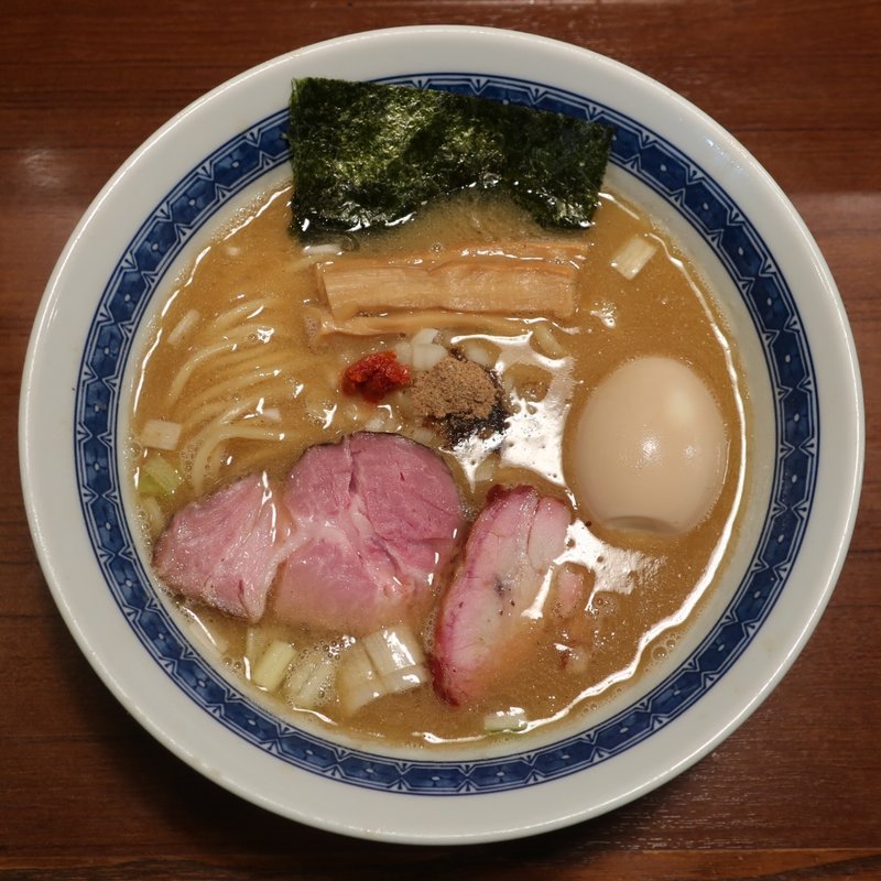 味玉濃厚豚骨魚介らーめん(麺処はら田)