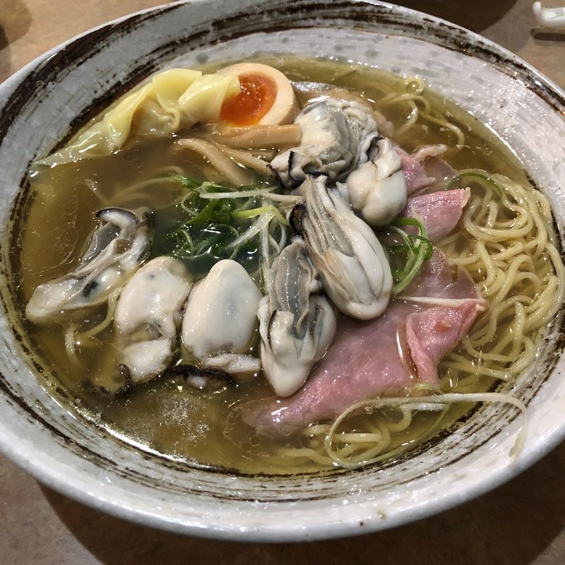 牡蠣塩ラーメン(虎一番 （とらいちばん）)