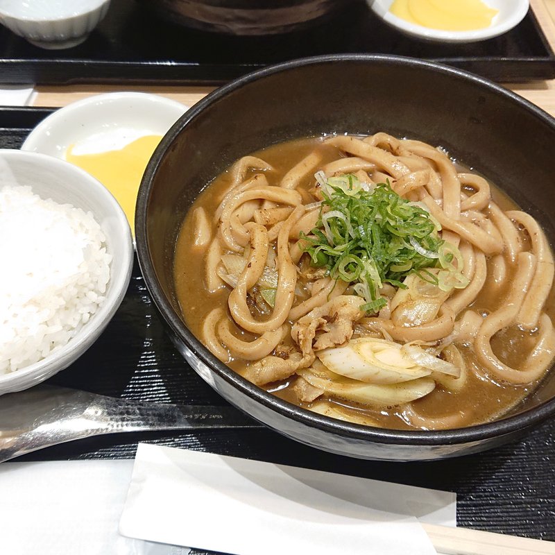 和風スパイシーカレーうどん(カレーうどん 千吉 川崎アゼリア店)