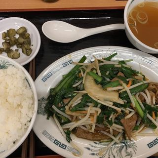 レバニラ炒め定食(日高屋 相模大野店 )