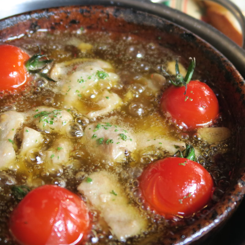 エビのアヒージョ(パエリア＆アヒージョ バイラ)