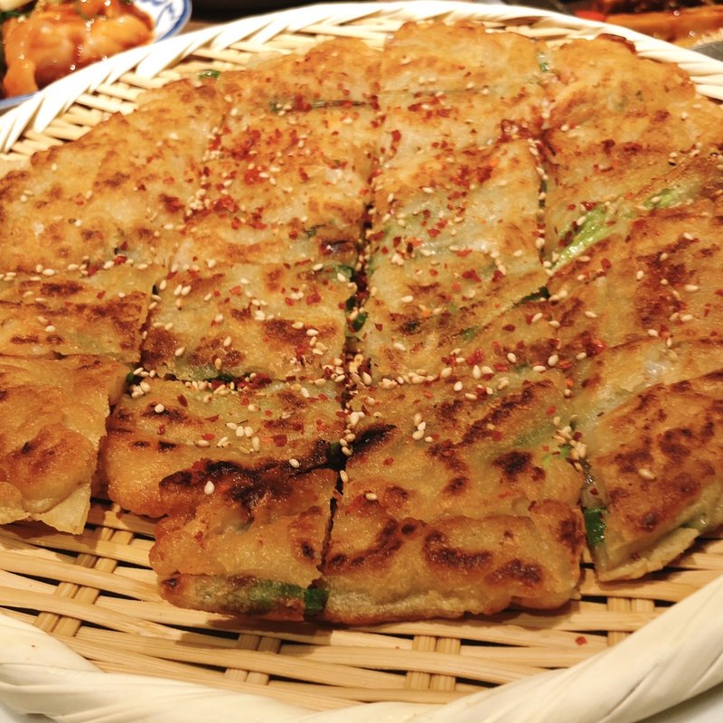 ニラチヂミ(さんか亭)