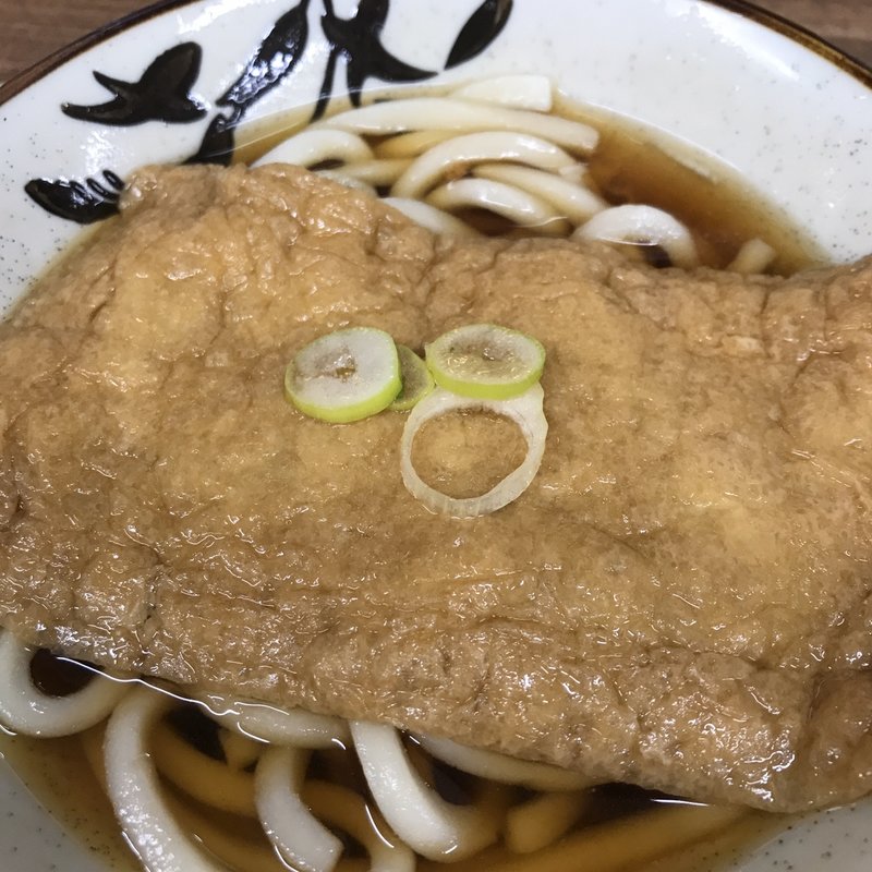 キツネうどん(丸政そば 甲府南口店)