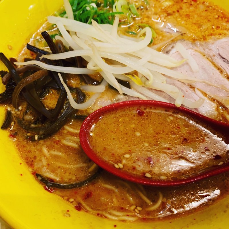 海老みそラーメン(黄金の風)