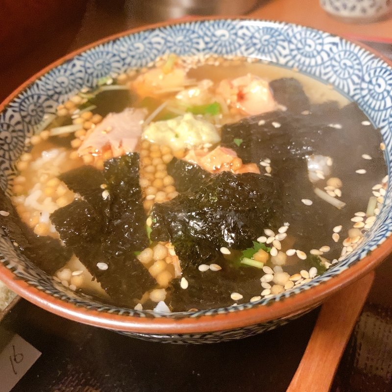 昼の茶漬け(鮭)(俺の割烹 新橋 鹿火矢)