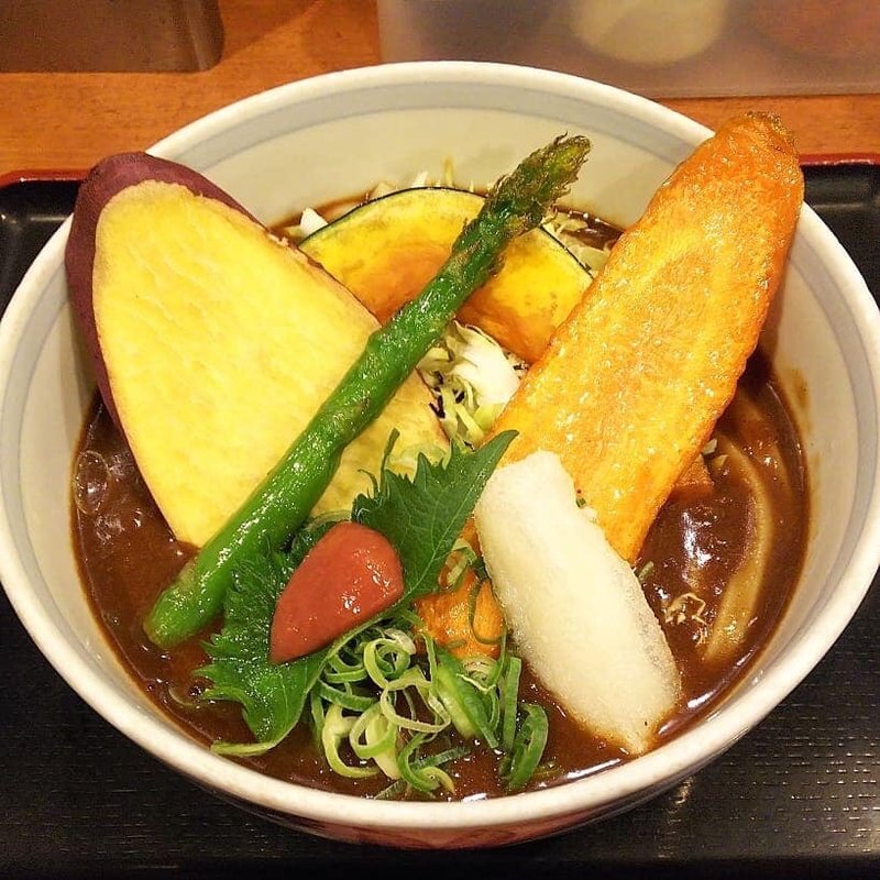 中野カレーうどん(花は咲く 新中野本店)