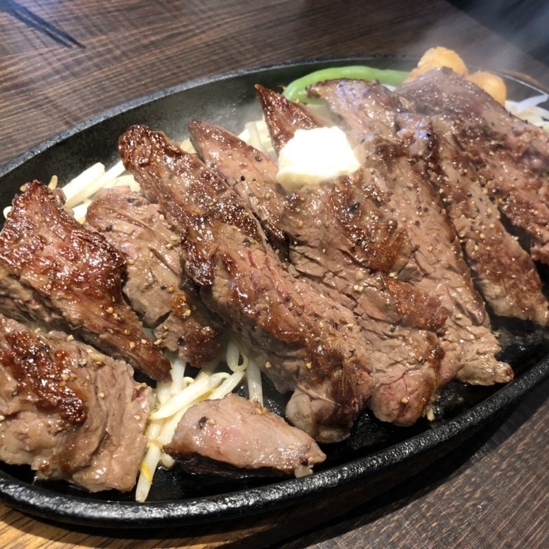 ハラミステーキ1ポンド(1ポンドの ステーキ ハンバーグ タケル 福島店)