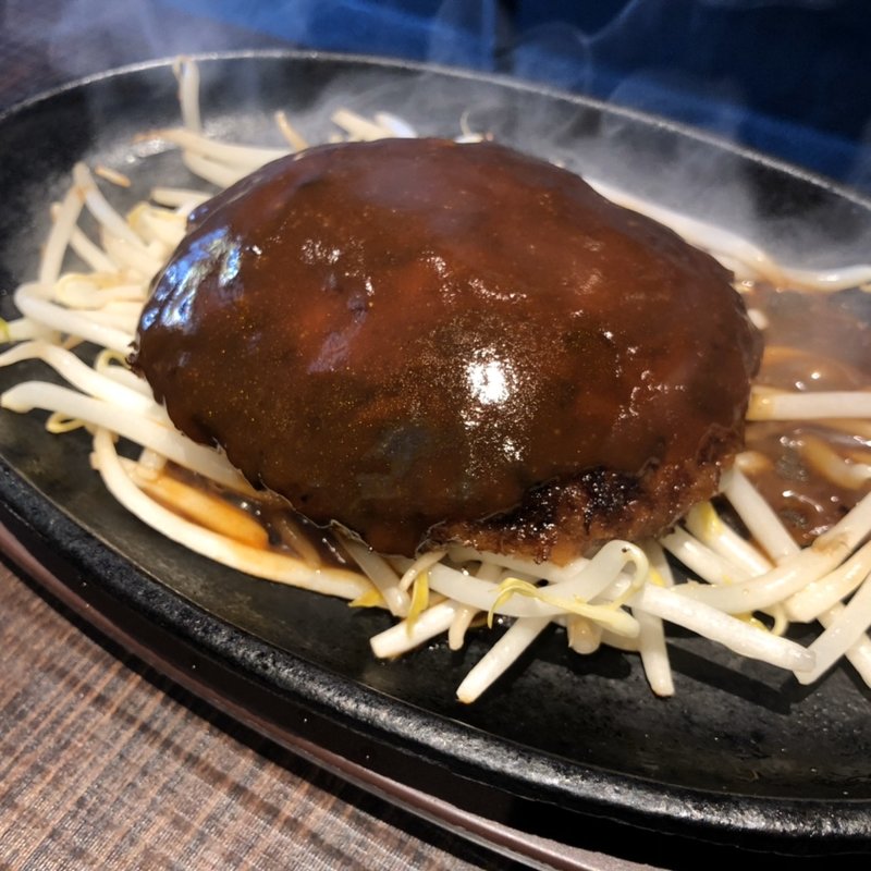 ハンバーグ(1ポンドの ステーキ ハンバーグ タケル 福島店)