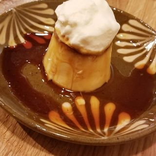 ホームメイドプリン生クリームのせ(KIJI CAFE)